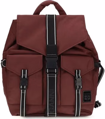 Bordeaux Recycled Polyamide Backpack