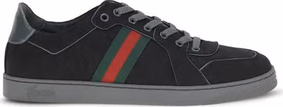 Black Fabric Athletic Sneakers
