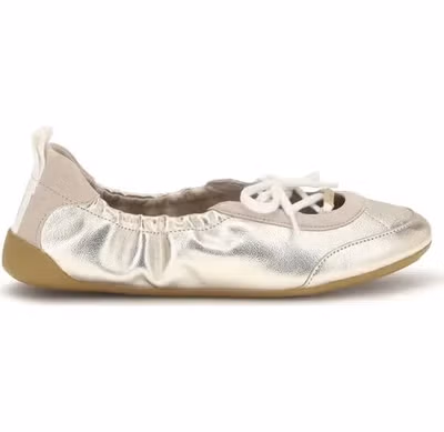 Silver Calf Leather Bos Taurus Sneakers