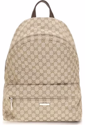 Beige Polyester Backpack