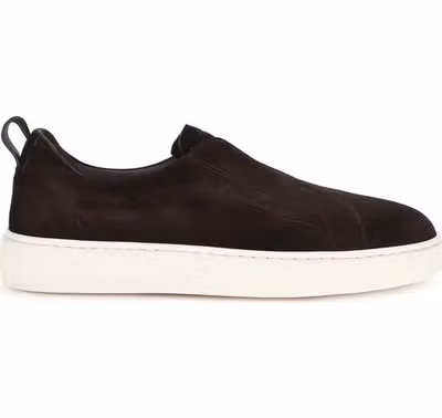 Brown Calf Leather Bos Taurus Sneakers