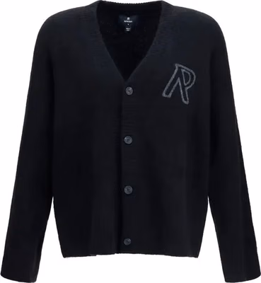 Black Alpaca Vicugna Pacos Cardigan