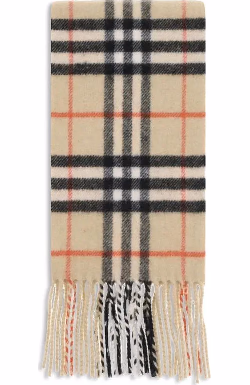 Burberry Beige Cashmere Scarf