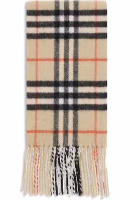 Beige Cashmere Scarf