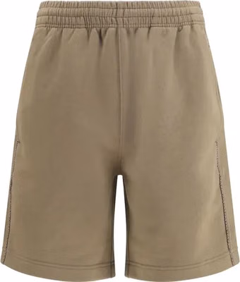 Brown Cotton Bermuda Shorts