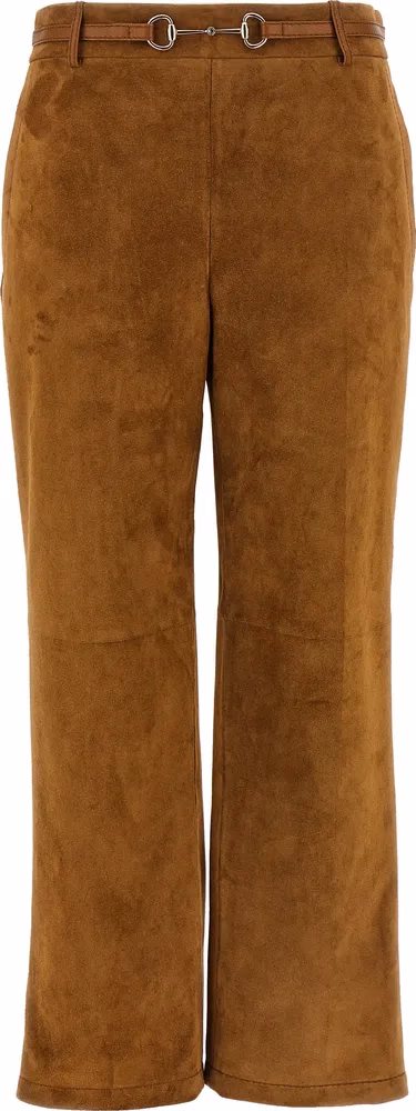 Gucci Brown Calfskin Pants