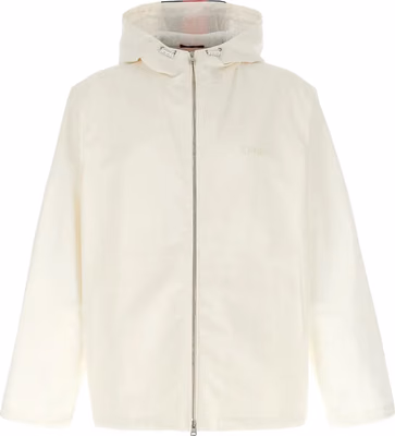 White Cotton Shell Jacket