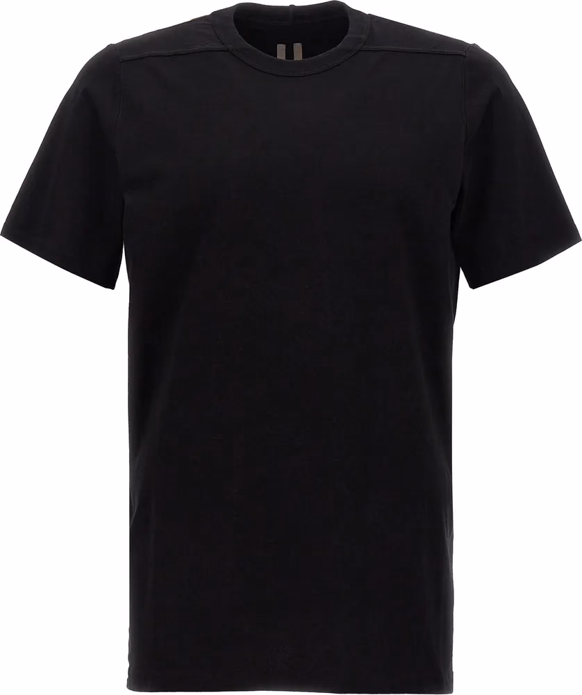 Rick Owens Black Cotton T-Shirt