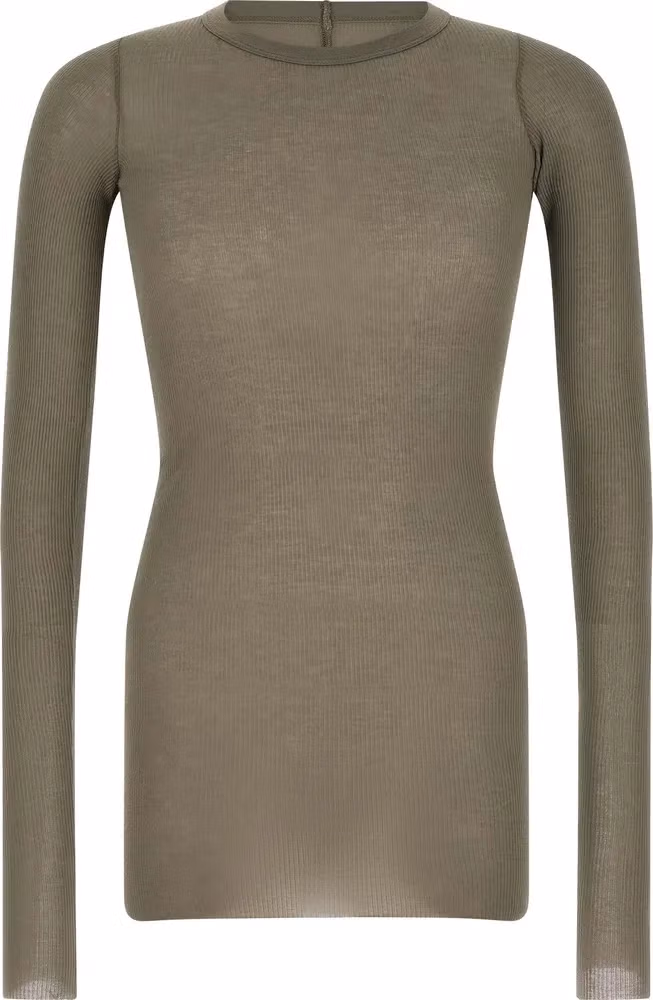 Rick Owens Gray Viscose T-Shirt