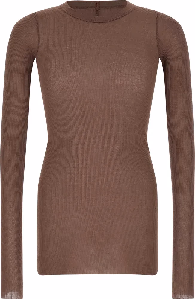 Rick Owens Purple Viscose T-Shirt