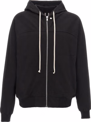 Black Cotton Hoodie