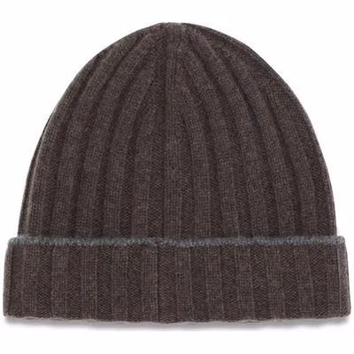 Brown Cashmere Beanie