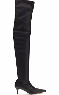 Black Polyurethane Over The Knee