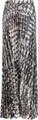 Multicolor Polyester Long Skirt