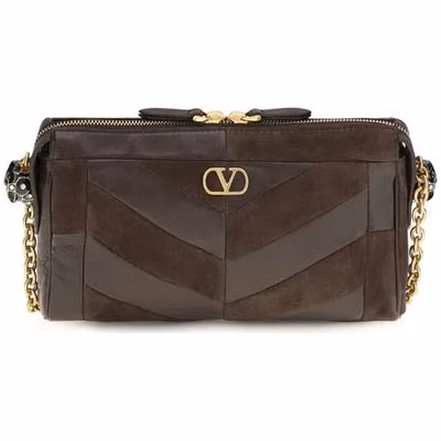 Brown Calf Leather Bos Taurus Shoulder Bag