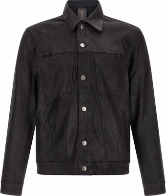 Black Lamb Leather Leather Jacket