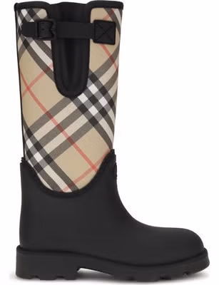Black Rubber Rain Boots