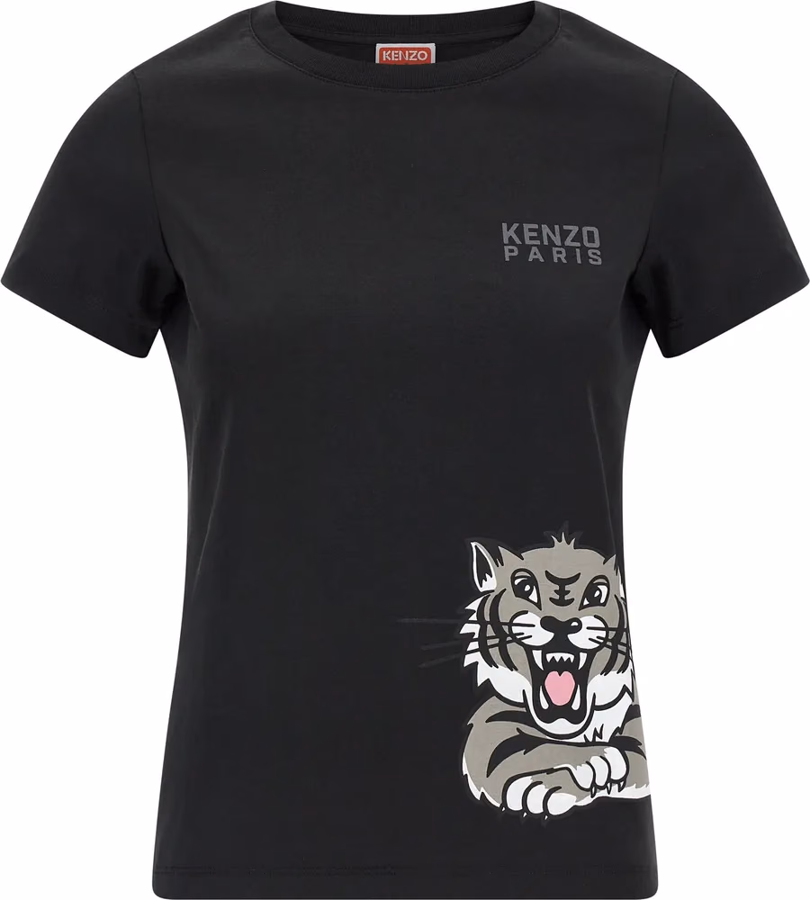 Kenzo Black Cotton T-Shirt