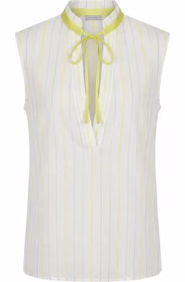 White Cotton Women Shirt