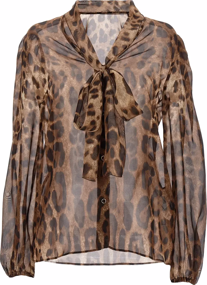 Dolce & Gabbana Multicolor Silk Blouse