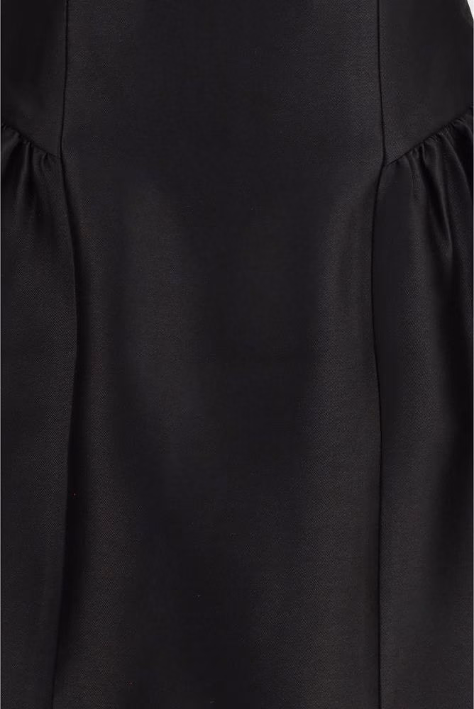 Self-Portrait Black Polyester Casual Dress