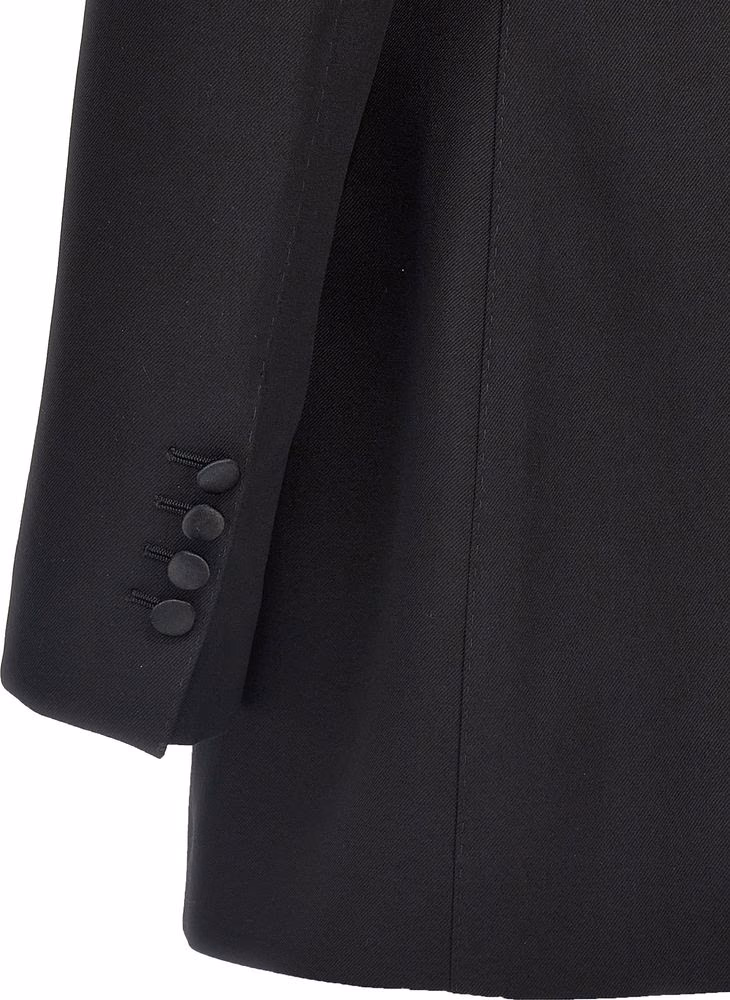 Dolce & Gabbana Black Virgin Wool Blazer