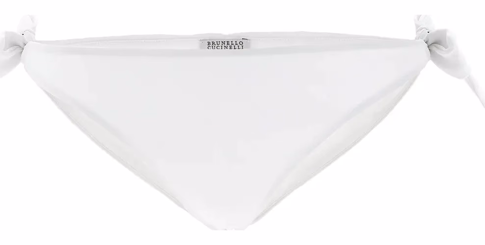 Brunello Cucinelli White Polyamide Swim Briefs