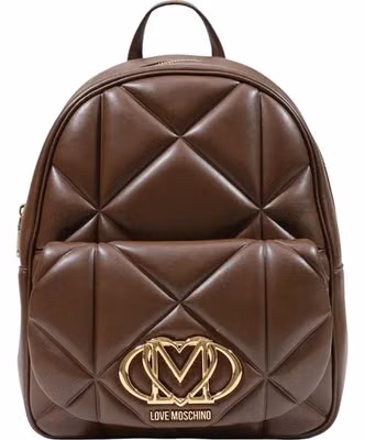 Brown Polyethylene Backpack