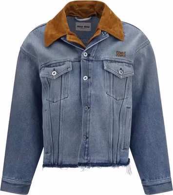 Blue Cotton Denim Jacket