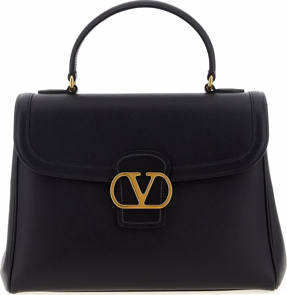 Valentino Garavani Black Calfskin Handbag