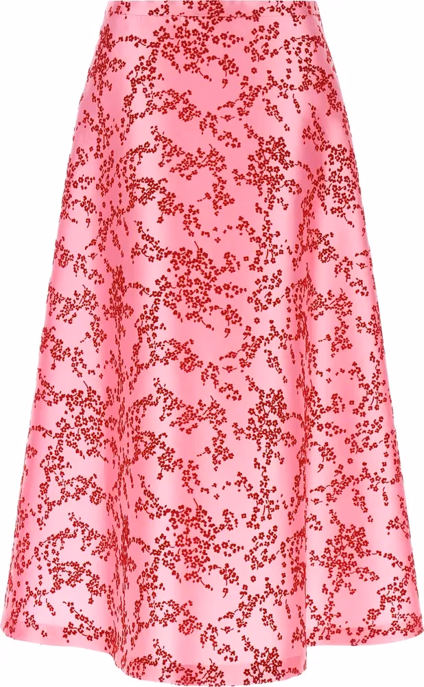 Alberta Ferretti Multicolor Polyester Mini Skirt
