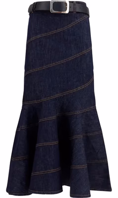Blue Denim Skirt
