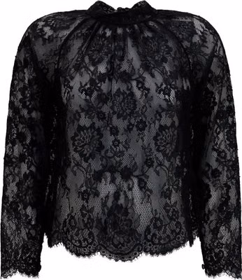 Black Polyamide Blouse