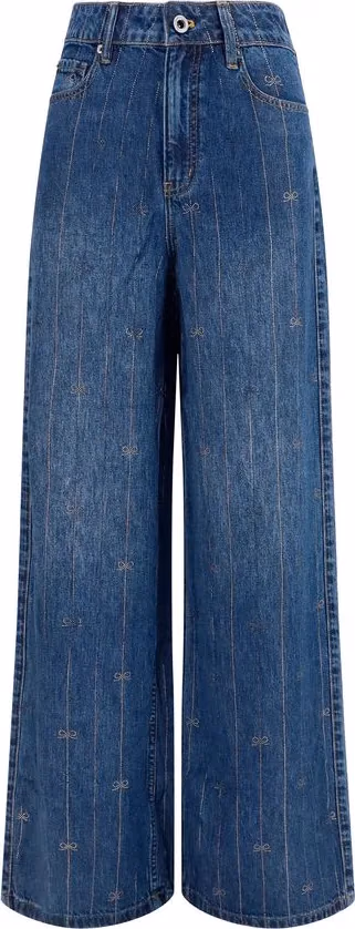 Self-Portrait Blue Lyocell Jeans Denim