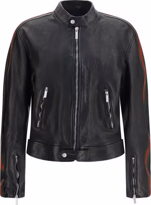 Black Buffalo Leather Bomber
