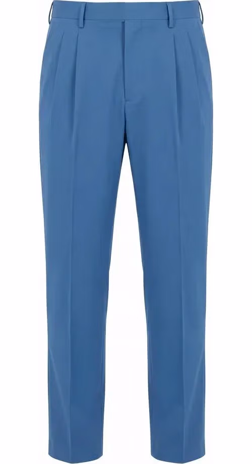 Malo Blue Cotton Men's Pants