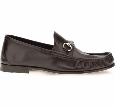Brown Calf Leather Bos Taurus Slip-On Loafers
