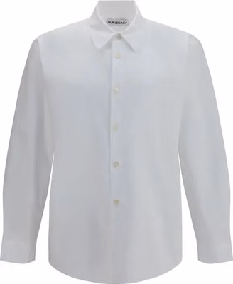 White Tencel Dress Shirt