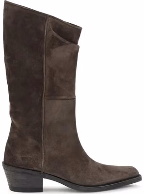Brown Leather Ankle Boots