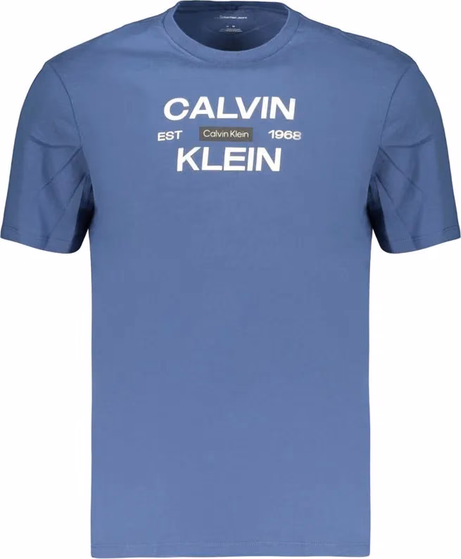 Calvin Klein Blue Cotton Men's T-Shirt