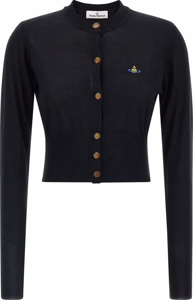 Vivienne Westwood Black Cotton Cardigan