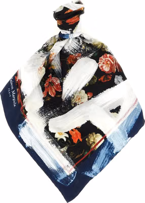 Multicolor Silk Foulard