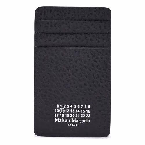 Maison Margiela Black Calf Leather Bos Taurus Wallet
