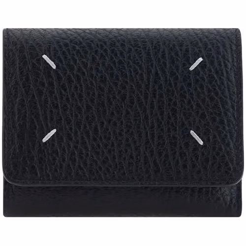 Maison Margiela Black Calf Leather Bos Taurus Wallet