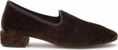 Brown Calf Leather Bos Taurus Slip-On Loafers