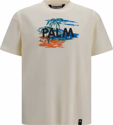 Beige Cotton T-Shirt