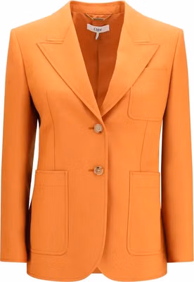 Orange Wool Oves Aries Blazer