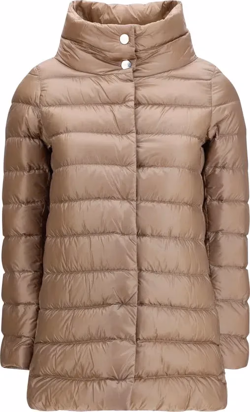Herno Beige Polyester Full-Length Jacket