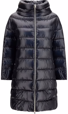 Black Polyester Coat