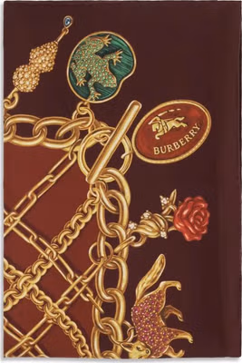Bordeaux Silk Scarf